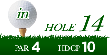 HOLE14 PAR4 HDCP10
